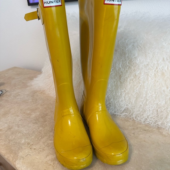 Hunter Yellow Women's Winter & Rain Boots - Picture 4 of 4